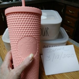 Starbucks Matte Pink Tumbler Brand New